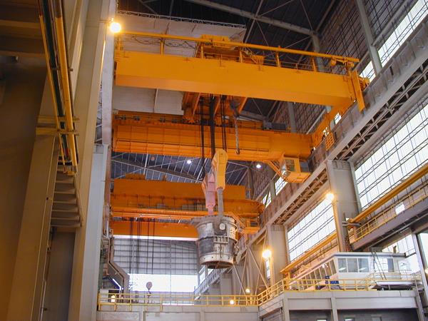 QDY Tüüp Double Girder Hook Overhead Casting Crane